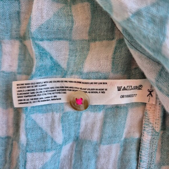 Ellen Merchant x Anthropologie Mixed Print Button Down Maxi Dress Sleeveless - Picture 11 of 14